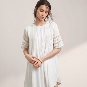 Aritzia Wilfred Pleated Silk Dress Size XXS